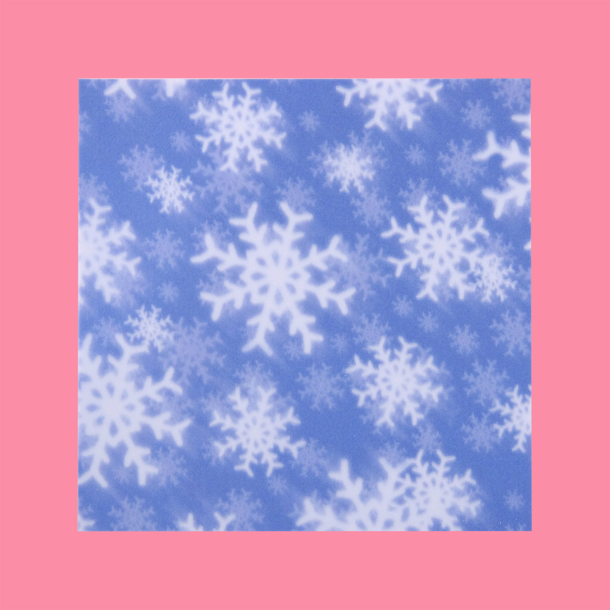 scos shop （スコスのネット通販） Marpa Jansen 厚口・半透明 トランスパレントペーパー 雪の結晶 ブルー BLAU  KRISTALLE 15×15cm